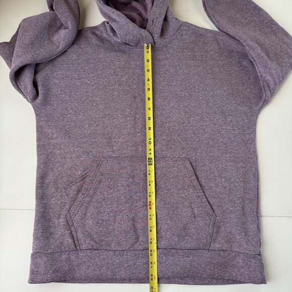 Zenana Womens Pullover Hoodie Size Small Heather Purple Pouch Pocket - Picture 8 of 12